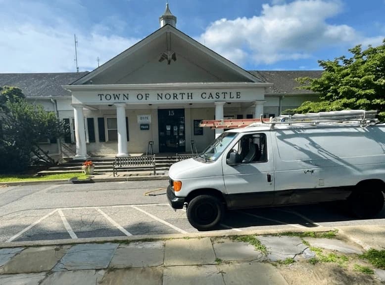 Twinsburg Power Washing commercial cleaning team at work in Twinsburg business district